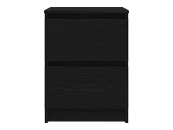 Mueble de TV de madera de ingeniería negro 40x35x54 cm