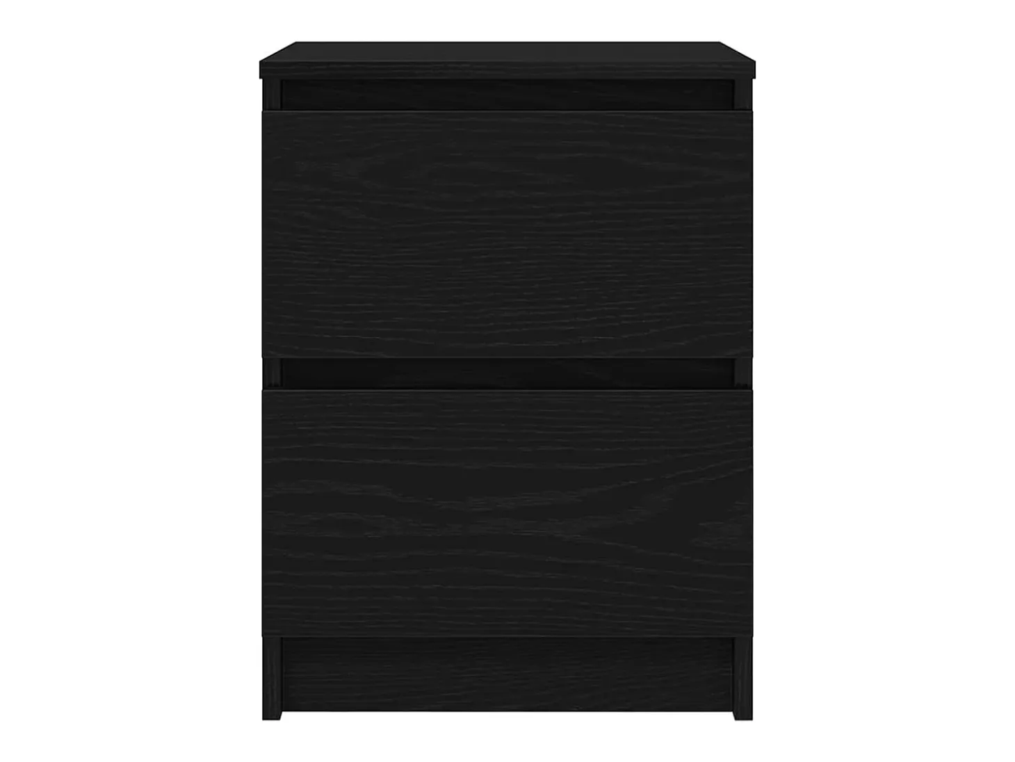 Mueble de TV de madera de ingeniería negro 40x35x54 cm