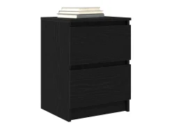 Mueble de TV de madera de ingeniería negro 40x35x54 cm