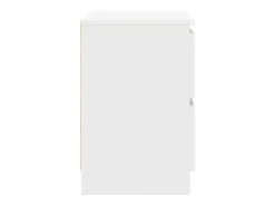 Mueble de TV de madera de ingeniería blanco 40x35x54 cm
