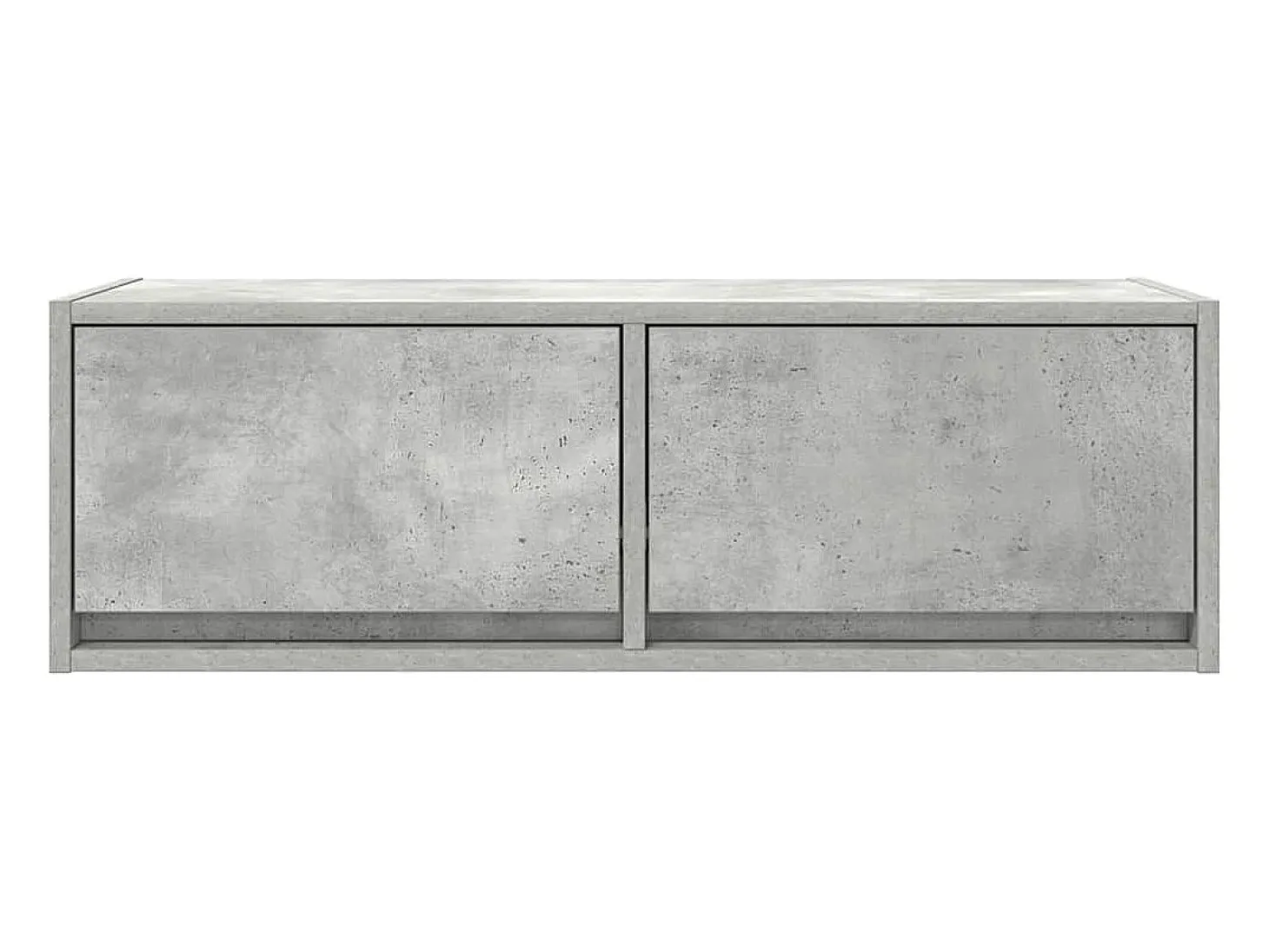 Mueble de TV de madera de ingeniería gris hormigón 80x31x25,5cm