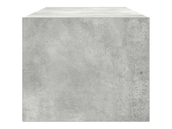 Mueble de TV de madera de ingeniería gris hormigón 80x31x25,5cm