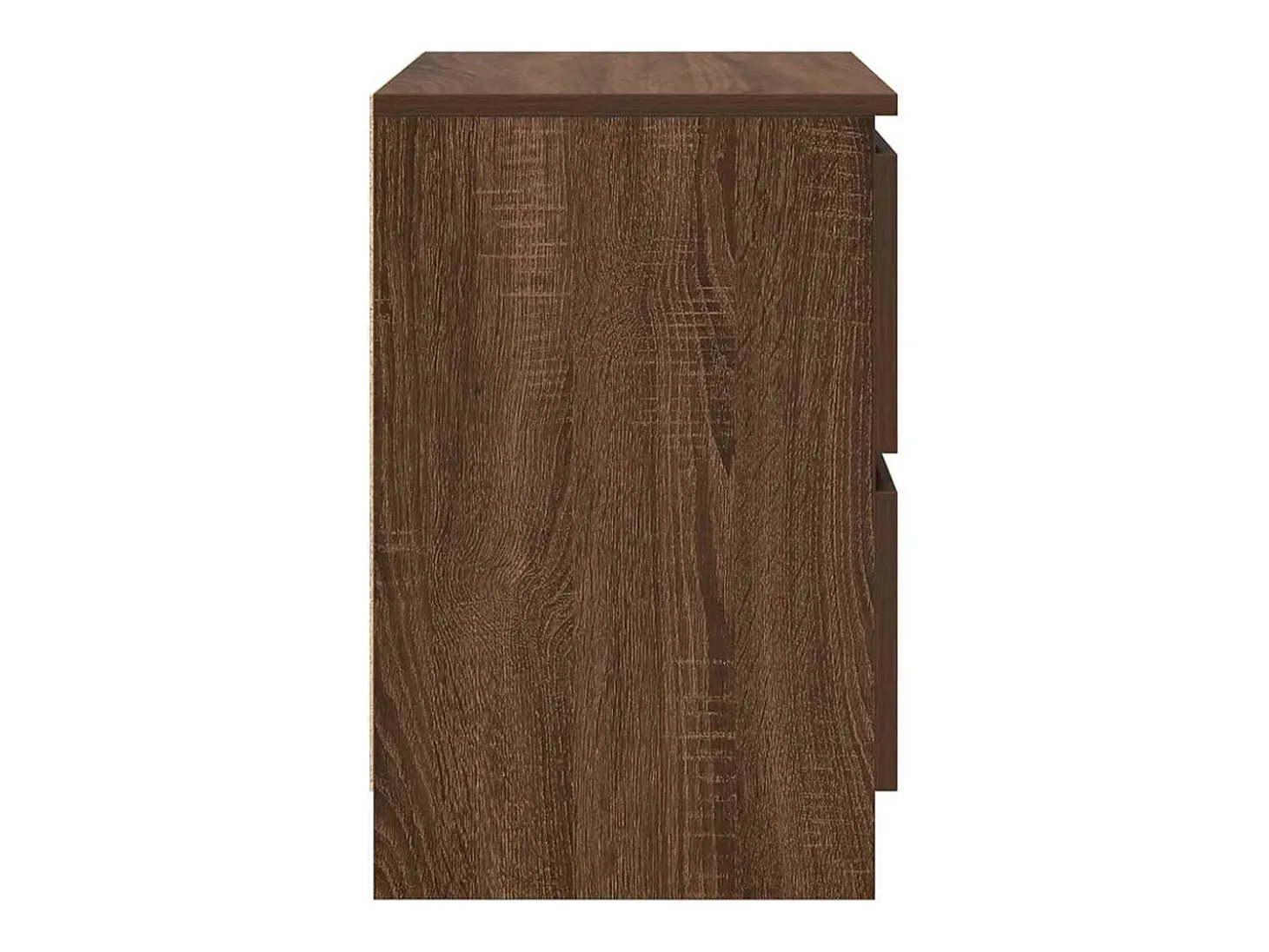 Mueble de TV de madera de roble marrón 40x35x54 cm