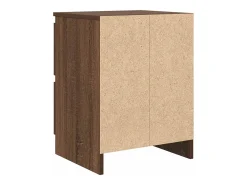 Mueble de TV de madera de roble marrón 40x35x54 cm