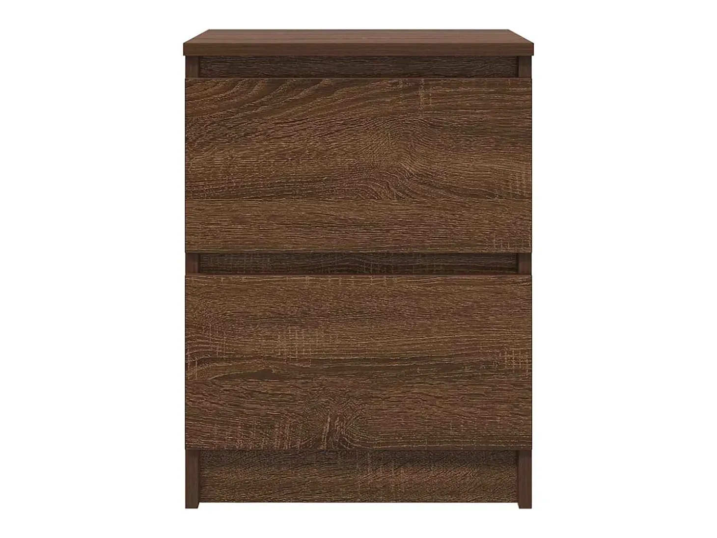 Mueble de TV de madera de roble marrón 40x35x54 cm