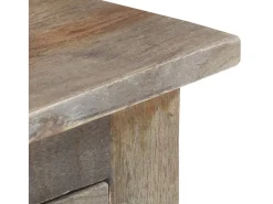 Mueble de TV de madera maciza de mango 100x30x55 cm