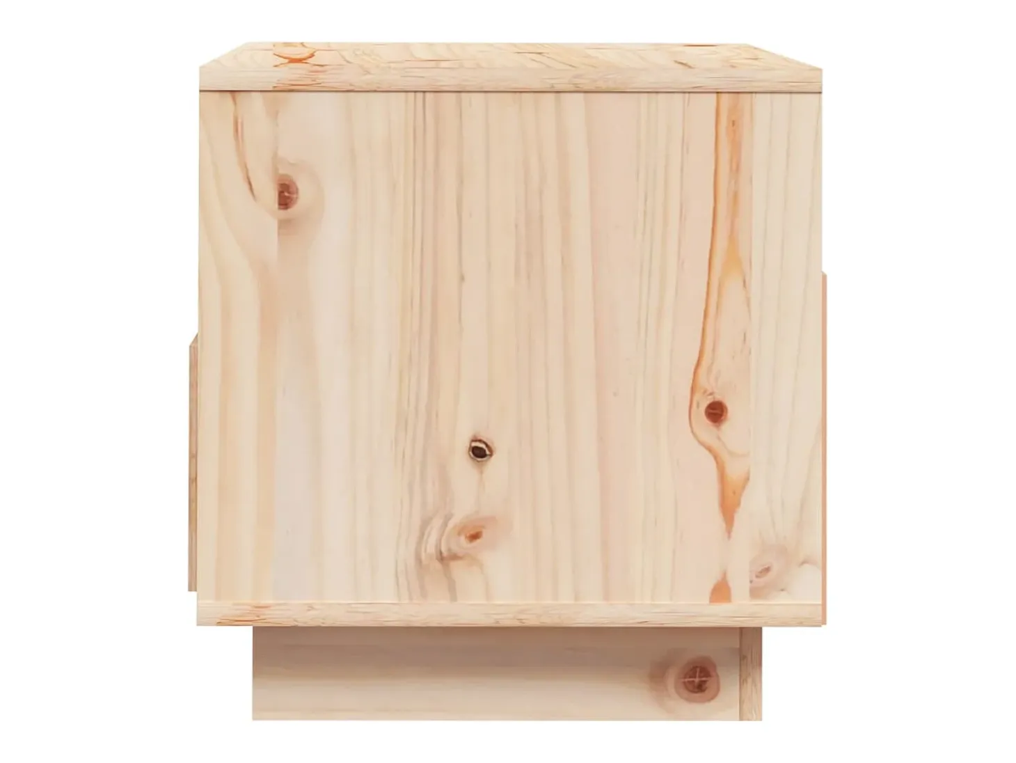 Mueble de TV de madera maciza de pino 60x35x37 cm