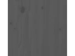 Mueble de TV de madera maciza de pino gris 60x35x35 cm