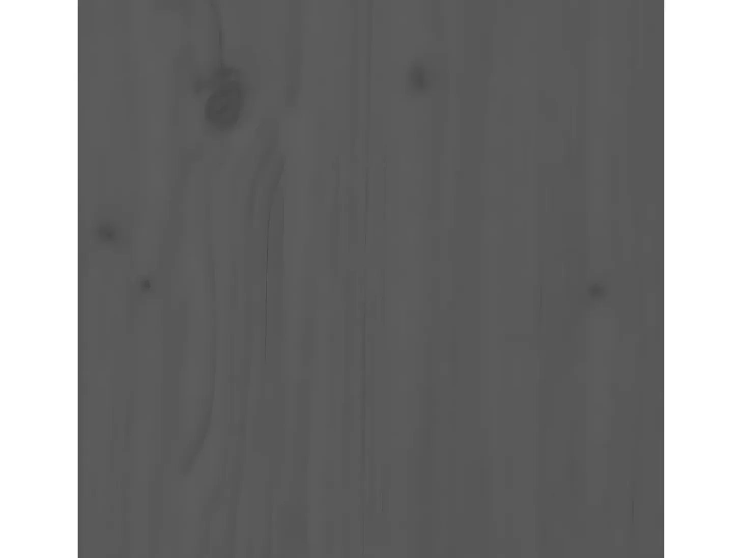 Mueble de TV de madera maciza de pino gris 60x35x35 cm