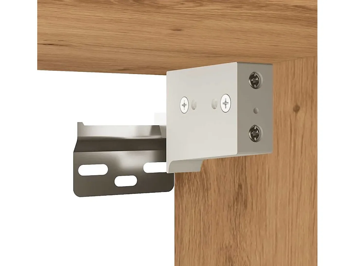Mueble de TV de pared, roble hecho a mano, 120x30x30 cm, madera de ingeniería