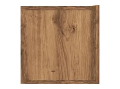 Mueble de TV de pared, roble hecho a mano, 120x30x30 cm, madera de ingeniería