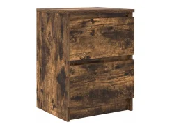 Mueble de TV de roble ahumado 40x35x54 cm Madera de ingeniería
