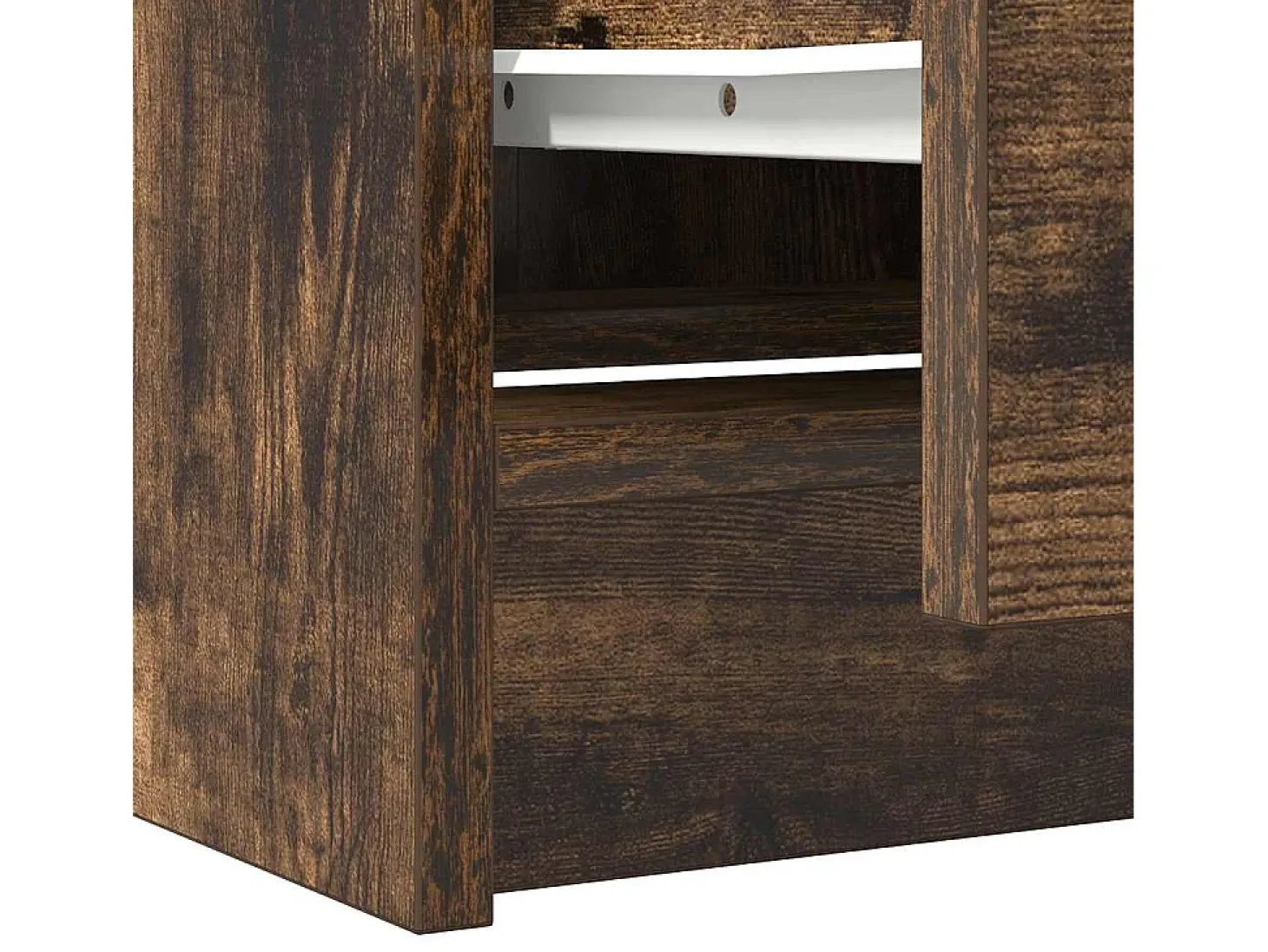 Mueble de TV de roble ahumado 40x35x54 cm Madera de ingeniería