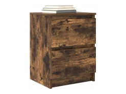 Mueble de TV de roble ahumado 40x35x54 cm Madera de ingeniería