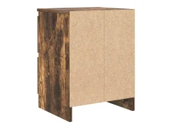 Mueble de TV de roble ahumado 40x35x54 cm Madera de ingeniería