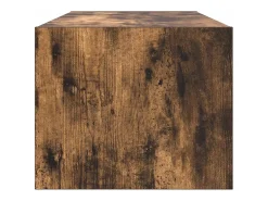 Mueble de TV de roble ahumado 80x31x25,5cm Madera de ingeniería