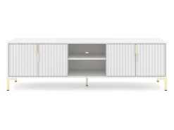 Mueble de TV Flinn 4D 165 cm Blanco