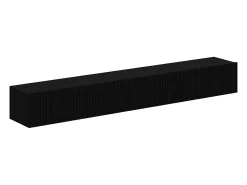 Mueble de TV flotante con 3 puertas - Negro - DANTAY de Pascal Morabito