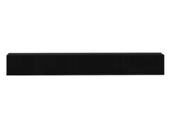 Mueble de TV flotante con 3 puertas - Negro - DANTAY de Pascal Morabito