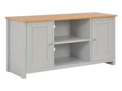 Mueble de TV gris 120x39x58 cm
