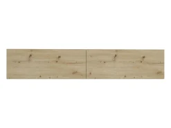 Mueble de TV haaus Isla, 2 puertas, Roble artisan, 135 x 28 x 25 cm