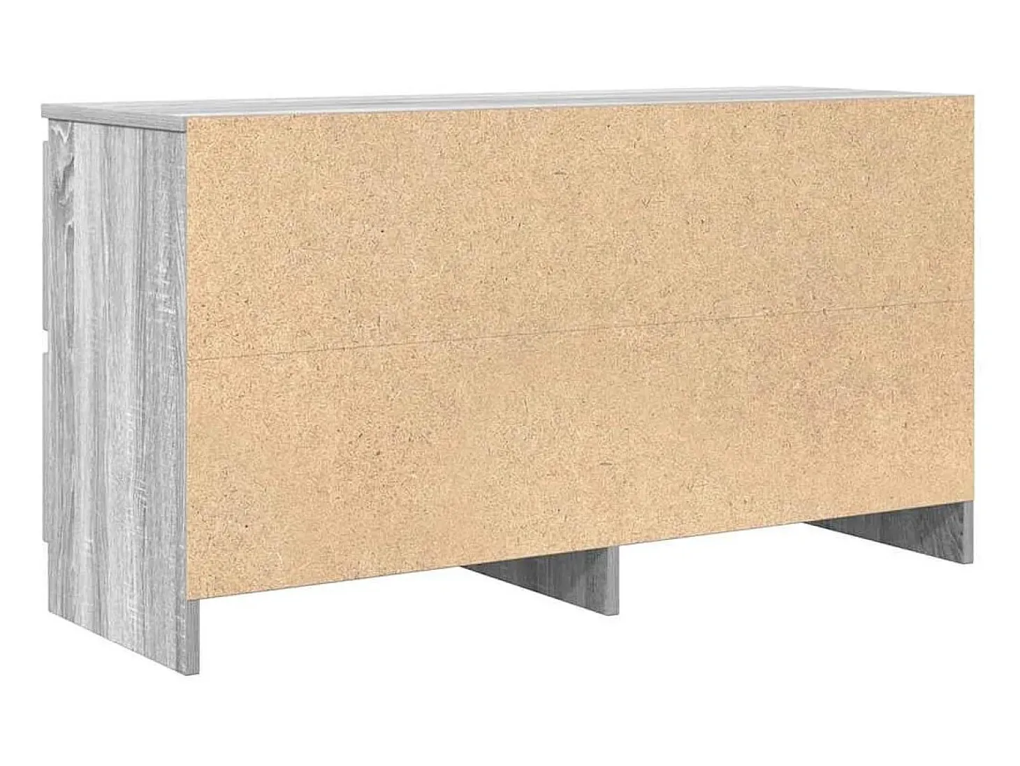 Mueble de TV madera contrachapada gris Sonoma 100x35x54 cm