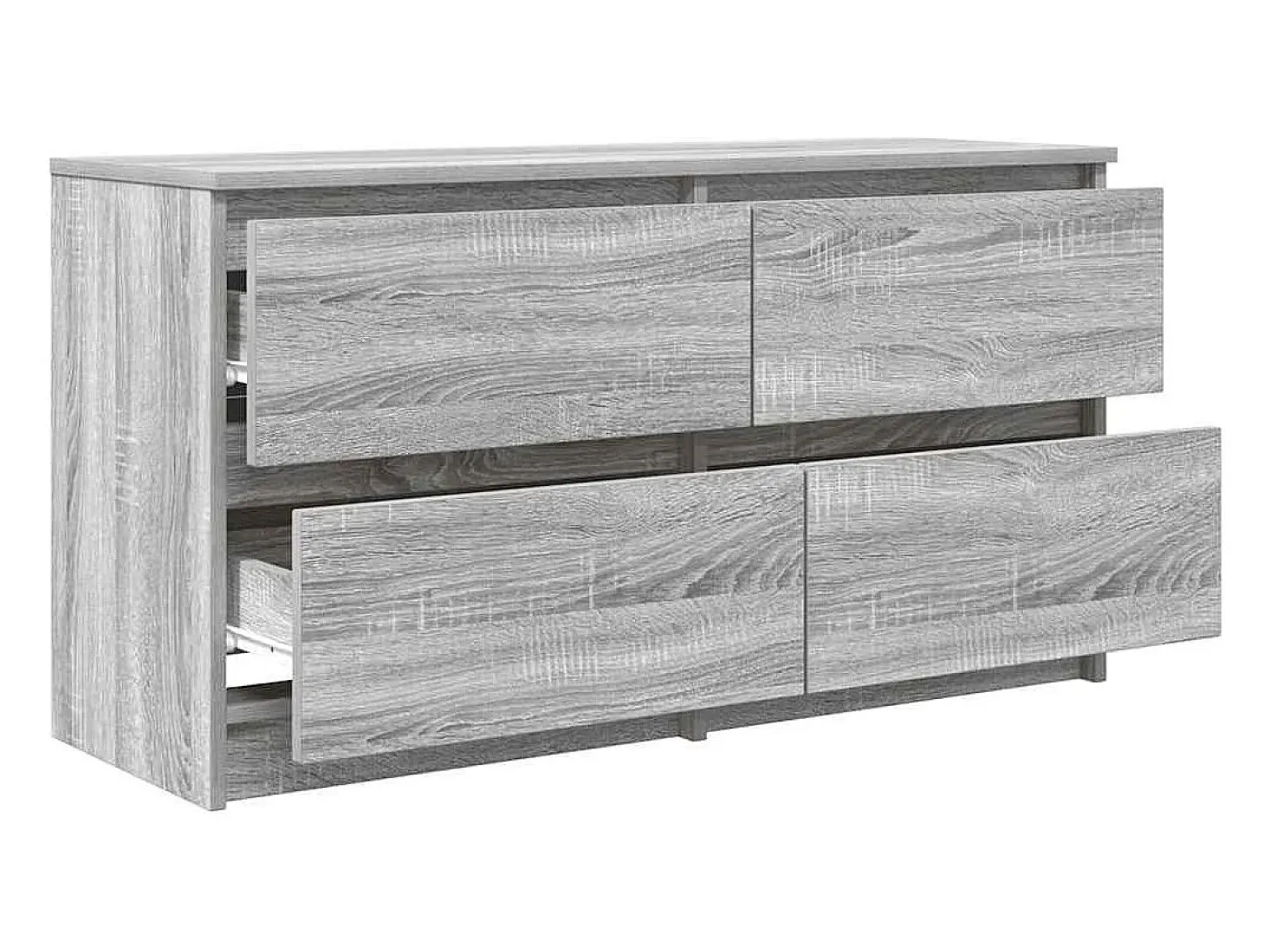 Mueble de TV madera contrachapada gris Sonoma 100x35x54 cm