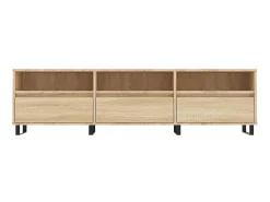 Mueble de TV madera contrachapada roble Sonoma 150x30x44,5 cm ES88638