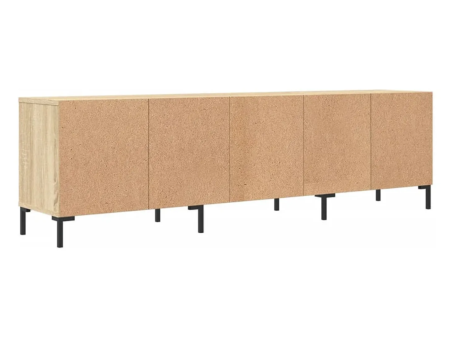Mueble de TV madera contrachapada roble Sonoma 150x30x44,5 cm