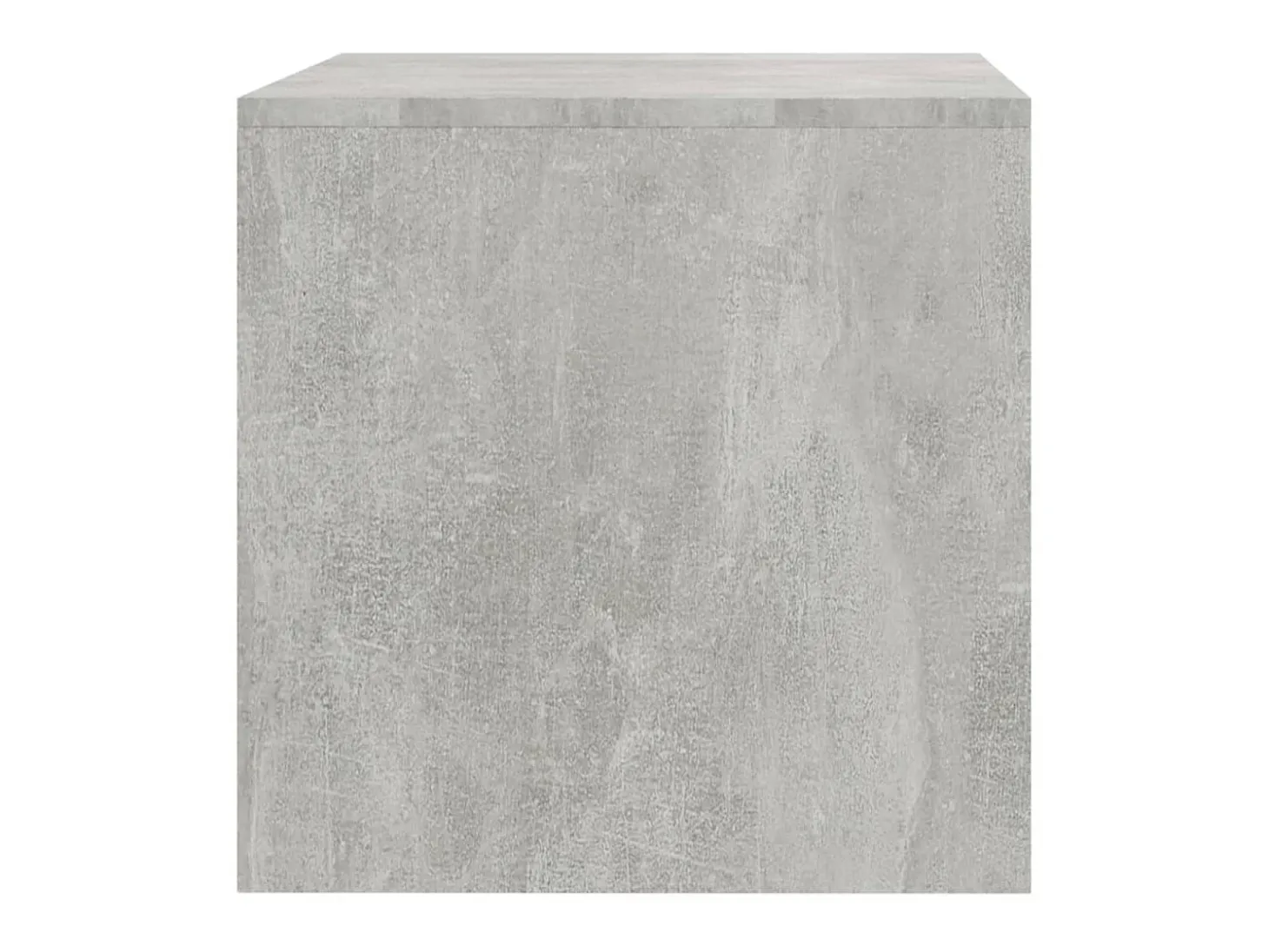 Mueble de TV madera contrachapada gris hormigón 80x40x40 cm ES720800