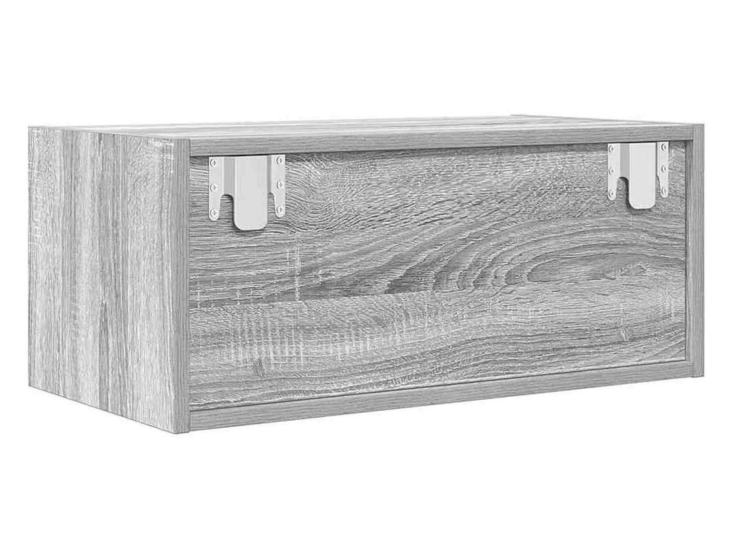 Mueble de TV madera contrachapada gris Sonoma 60x31x25,5 cm