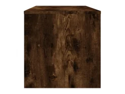Mueble de TV madera contrachapada roble ahumado 100x40x40 cm ES56626