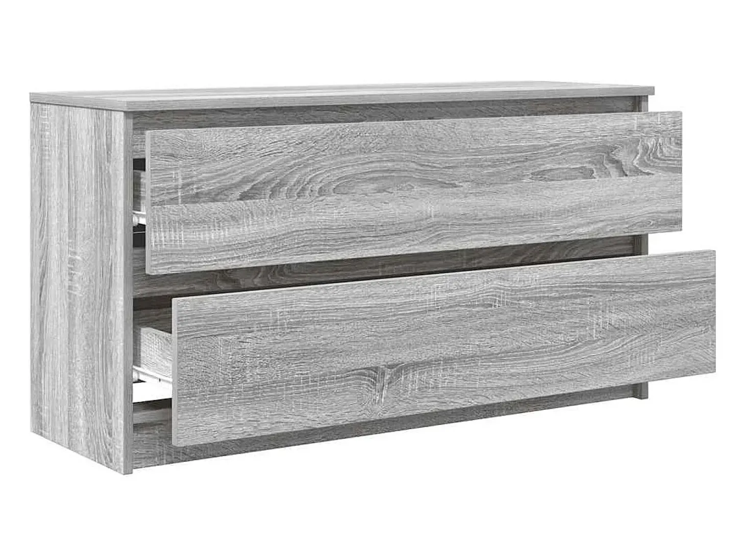 Mueble de TV madera contrachapada gris Sonoma 100x35x54 cm