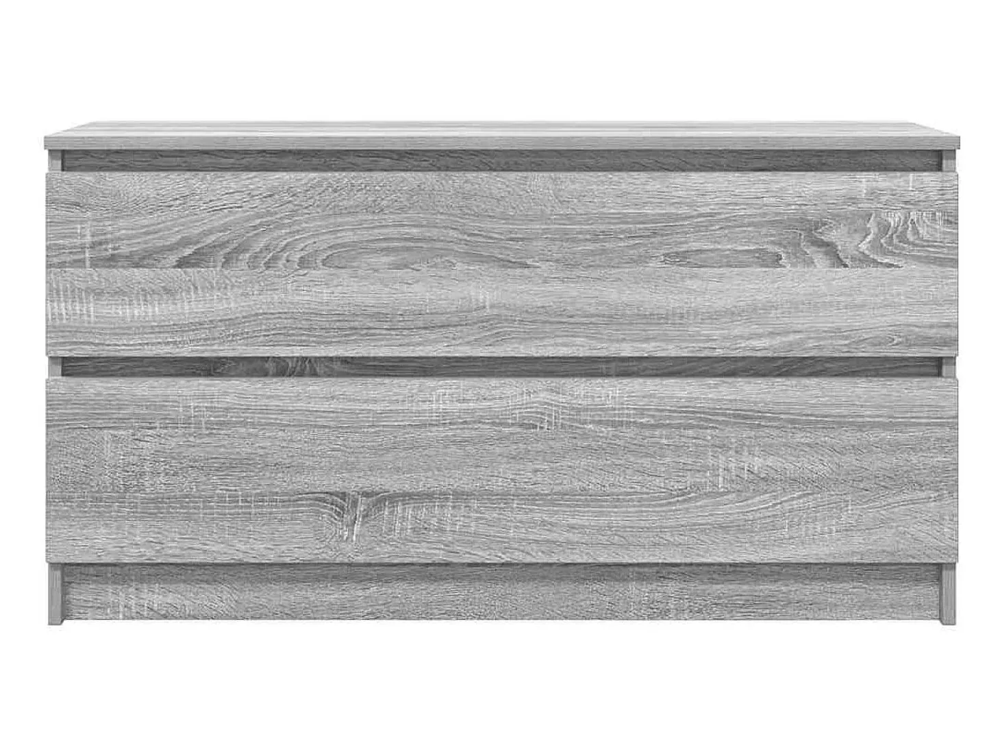 Mueble de TV madera contrachapada gris Sonoma 100x35x54 cm