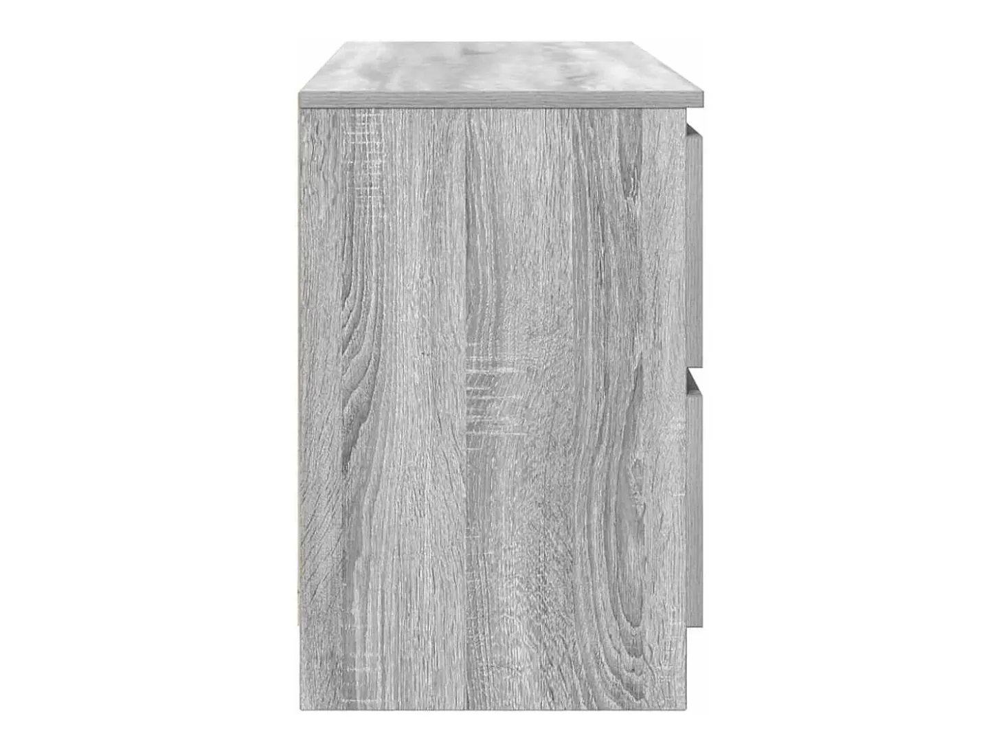 Mueble de TV madera contrachapada gris Sonoma 100x35x54 cm