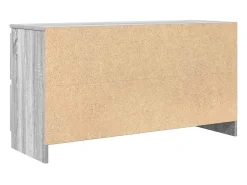 Mueble de TV madera contrachapada gris Sonoma 100x35x54 cm