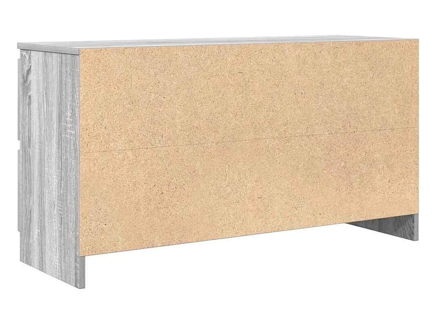Mueble de TV madera contrachapada gris Sonoma 100x35x54 cm