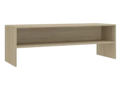 Mueble de TV madera contrachapada roble Sonoma 120x40x40cm ES31744