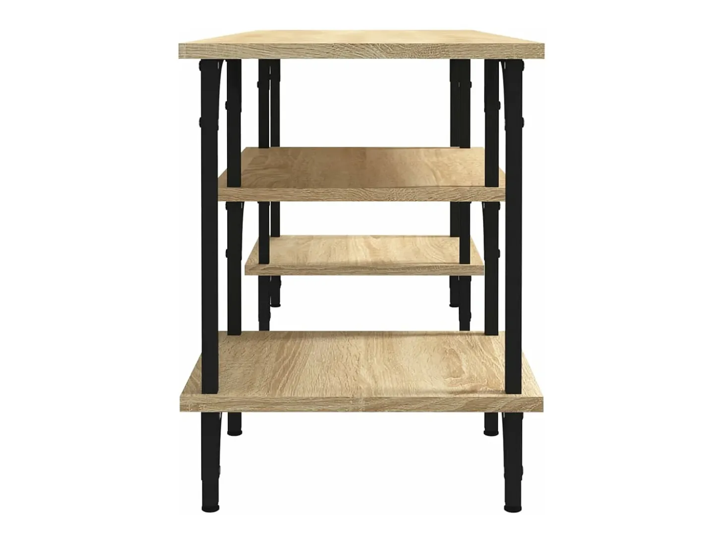 Mueble de TV madera contrachapada roble Sonoma 102x35x45,5 cm
