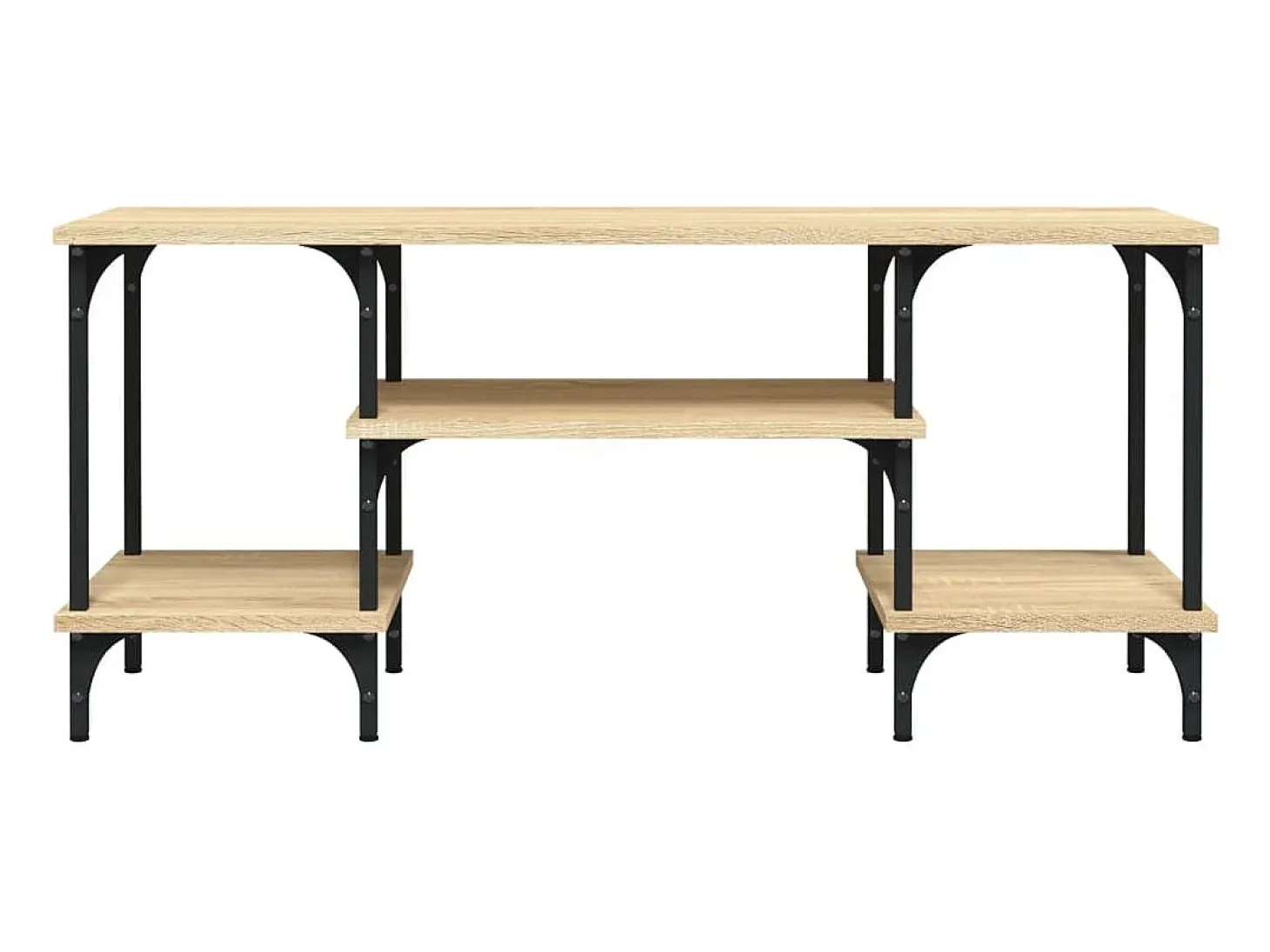 Mueble de TV madera contrachapada roble Sonoma 102x35x45,5 cm