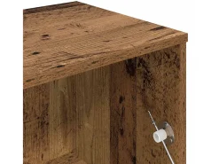 Mueble de TV madera contrachapada envejecida 120x34x37 cm