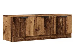 Mueble de TV madera contrachapada madera antigua 102x35x36,5 cm