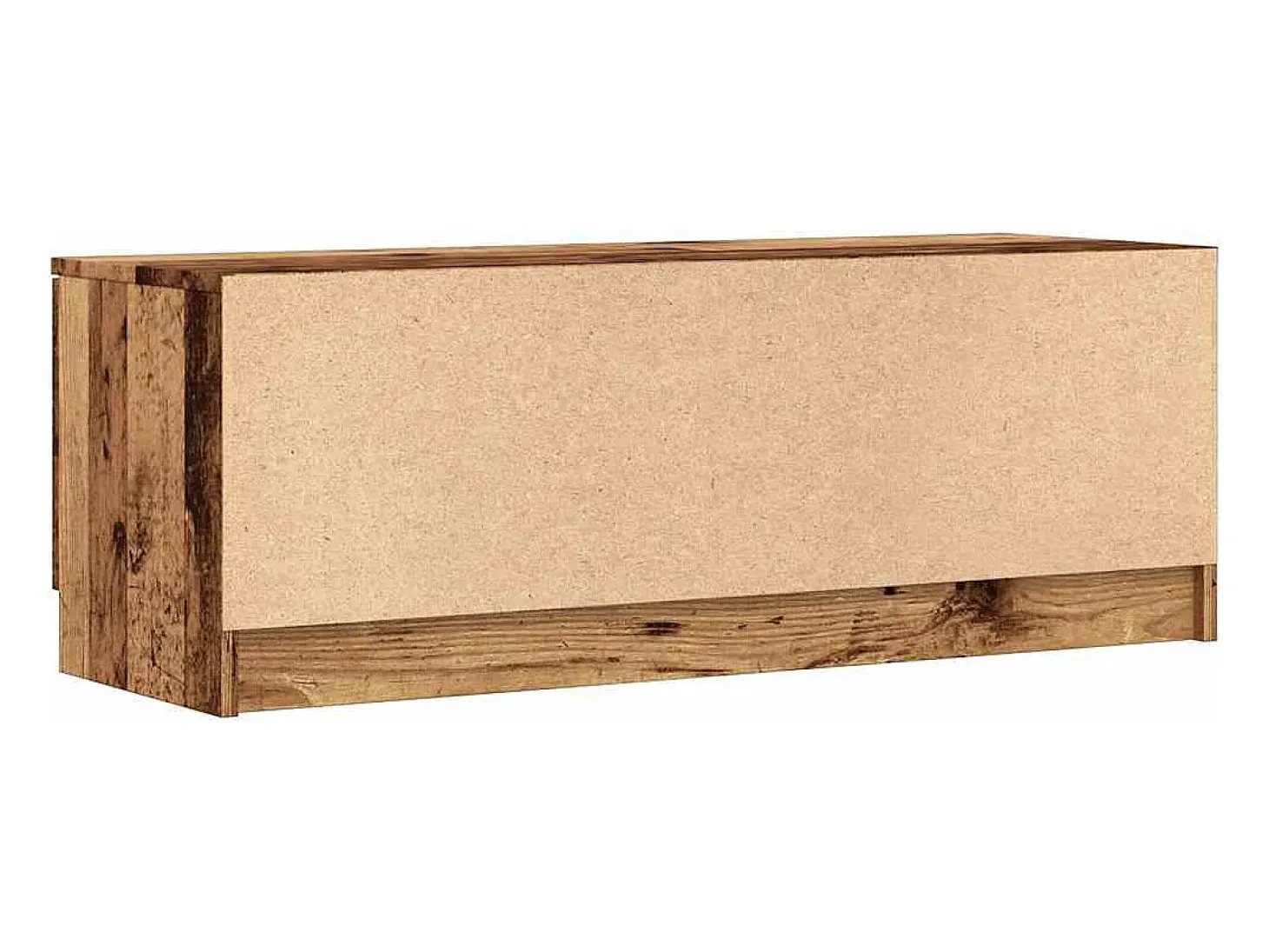 Mueble de TV madera contrachapada madera antigua 102x35x36,5 cm