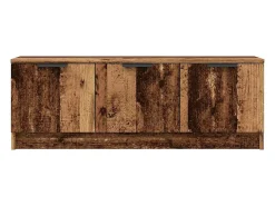 Mueble de TV madera contrachapada madera antigua 102x35x36,5 cm