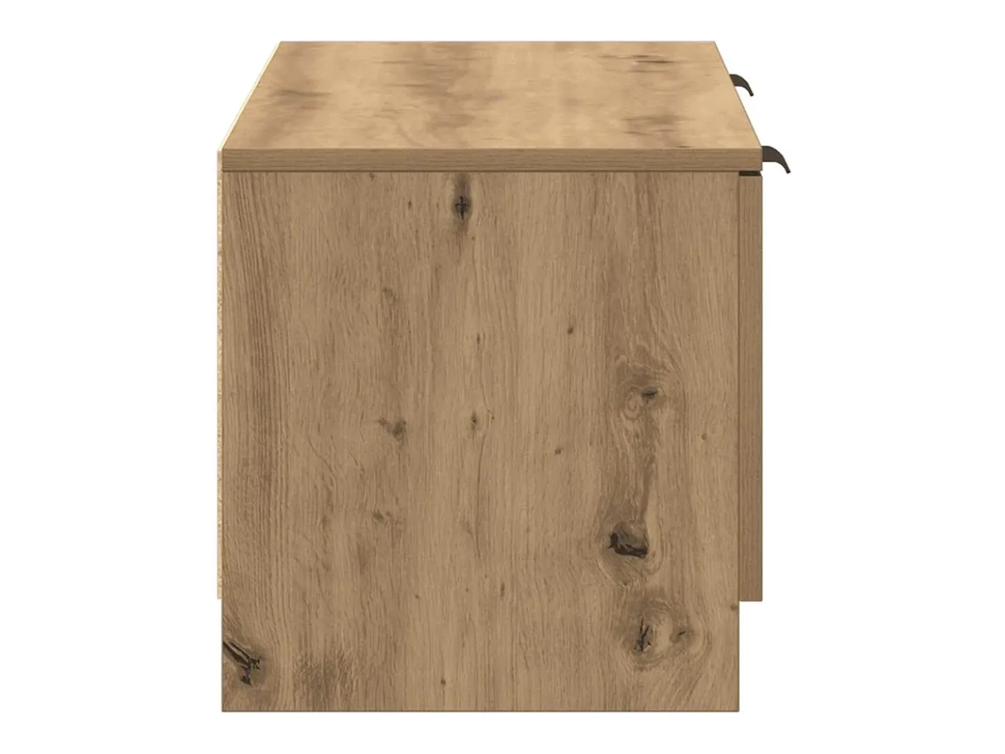 Mueble de TV madera contrachapada artisan roble 102x35x36,5 cm