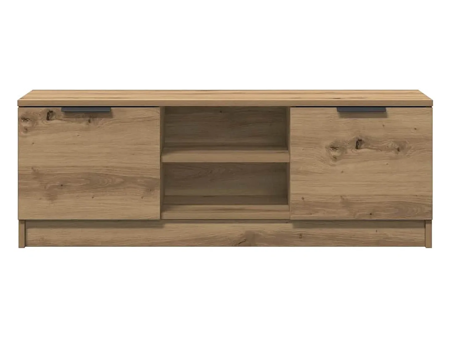 Mueble de TV madera contrachapada artisan roble 102x35x36,5 cm