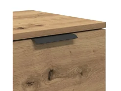 Mueble de TV madera contrachapada artisan roble 102x35x36,5 cm