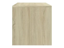 Mueble de TV madera contrachapada roble Sonoma 80x40x40cm
