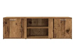 Mueble de TV madera contrachapada envejecida 120x34x37 cm