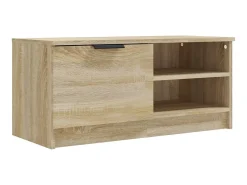 Mueble de TV madera contrachapada roble Sonoma 80x35x36,5 cm ES38472